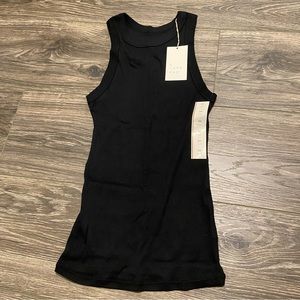 NWT A New Day cotton modal blend black stretch tank top size XS
